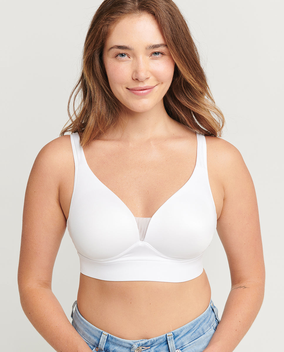 Jockey® Forever Fit™ V-Neck Molded Cup Bra – JOCKEY UK