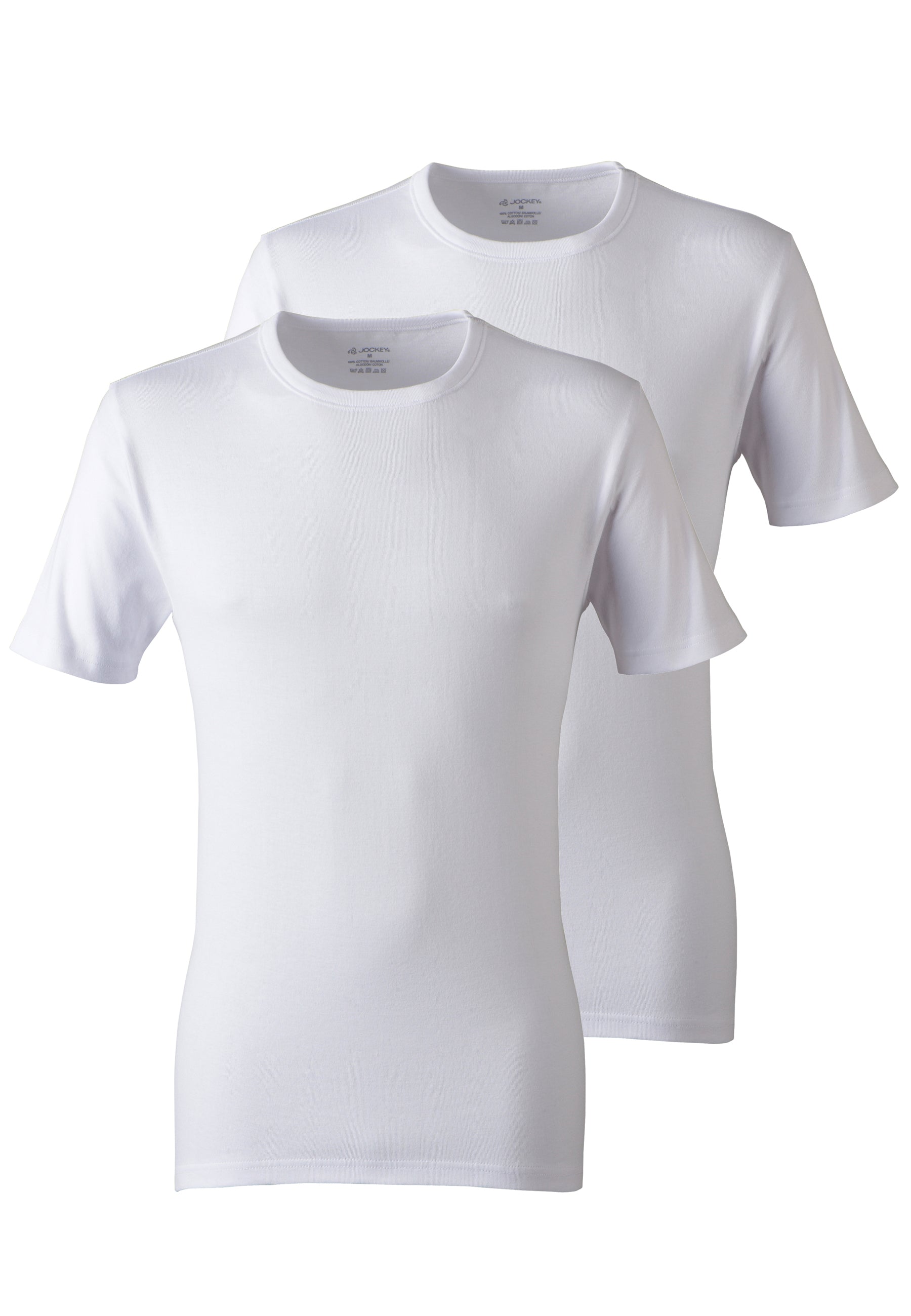 Jockey® Modern Klassiek T-shirt met ronde hals, 2-pack, Wit, 6XL Jockey® Modern Klassiek T-shirt met ronde hals, 2-pack, Wit, 6XL