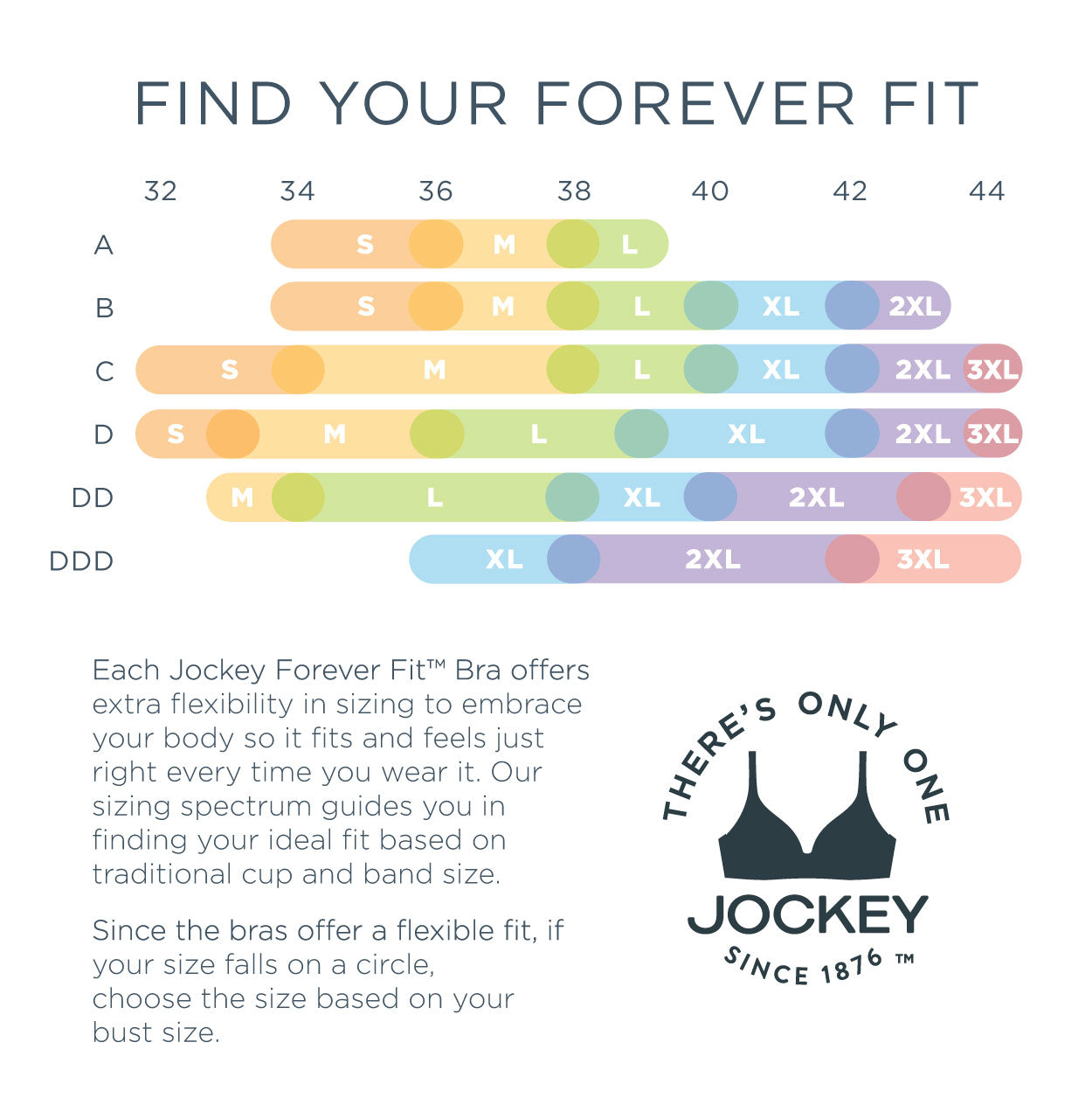 Jockey® Forever Fit™ Full Coverage Molded Cup Bra – JOCKEY UK